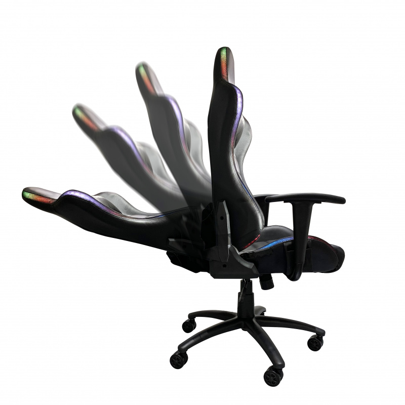 Dragon War GC-015 RGB 發光燈效 專業電競椅連頸枕