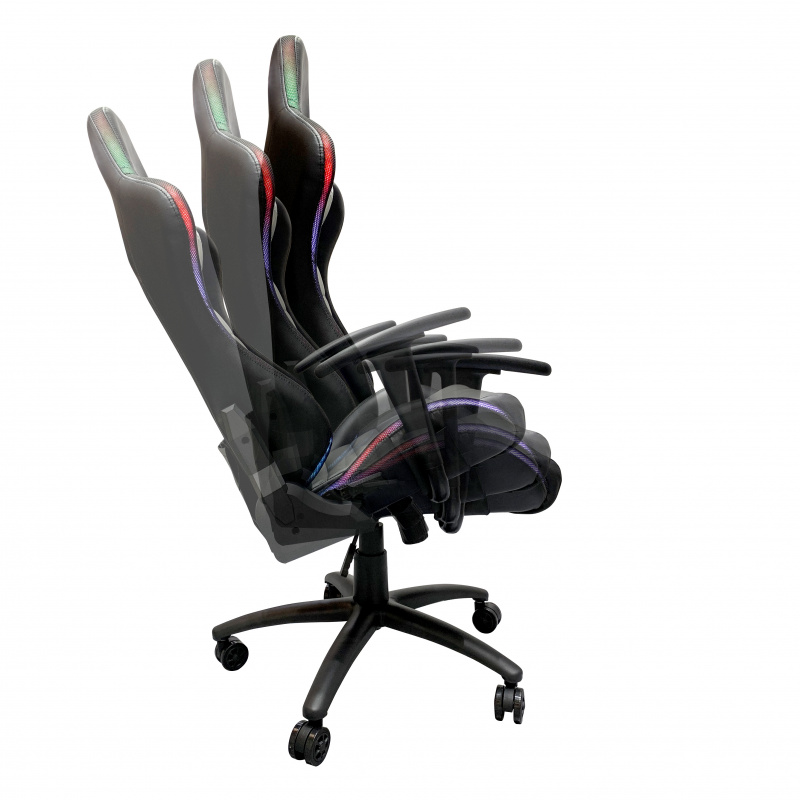 Dragon War GC-015 RGB 發光燈效 專業電競椅連頸枕