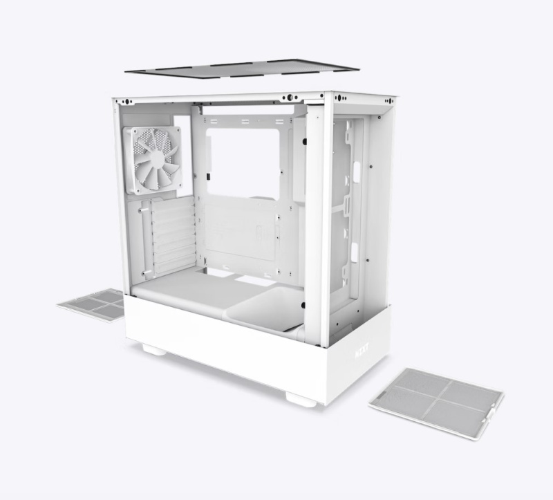 NZXT H5 Flow Compact Mid-tower Airflow Case ( Black / White ) NZXT H5 Flow Compact Mid-tower Airflow Case ( Black / White )