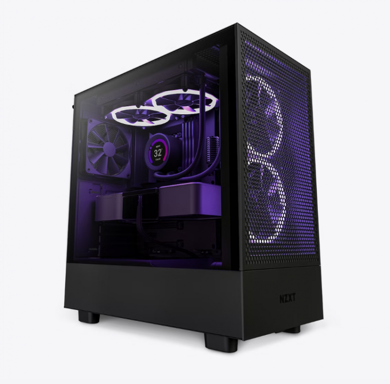 NZXT H5 Flow Compact Mid-tower Airflow Case ( Black / White ) NZXT H5 Flow Compact Mid-tower Airflow Case ( Black / White )