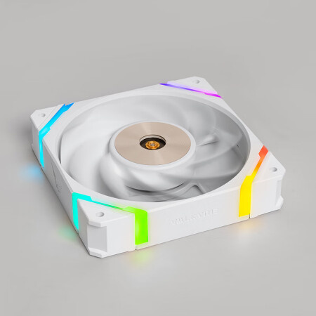 VALKYRIE X12R FDB軸承 反向扇葉 12CM PWM ARGB - 白色 ( VK-X12R-WH )