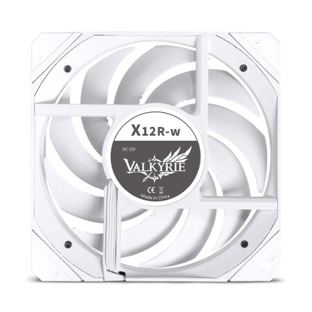 VALKYRIE X12R FDB軸承 反向扇葉 12CM PWM ARGB - 白色 ( VK-X12R-WH )