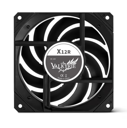 VALKYRIE X12R FDB軸承 反向扇葉 12CM PWM ARGB - 黑色 ( VK-X12R-BK )