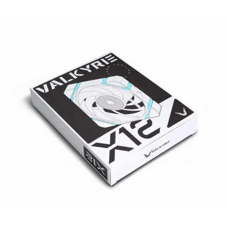 VALKYRIE X12 FDB軸承 正向扇葉 12CM PWM ARGB - 白色 ( VK-X12-WH )
