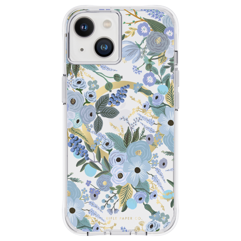 CASEMATE-Garden Party Blue手機殼兼容MagSafe適用於iPhone 14 系列