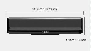 Philips 飛利浦 Notebook SoundBar SPA2100 USB (PLUG&PLAY)