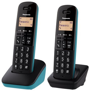 (包順豐) 樂聲牌 - Panasonic  DECT數碼室內無線電話 KX-TGB312HK 黑色 / 藍色 (一鍵騷擾電話封鎖) 原裝行貨