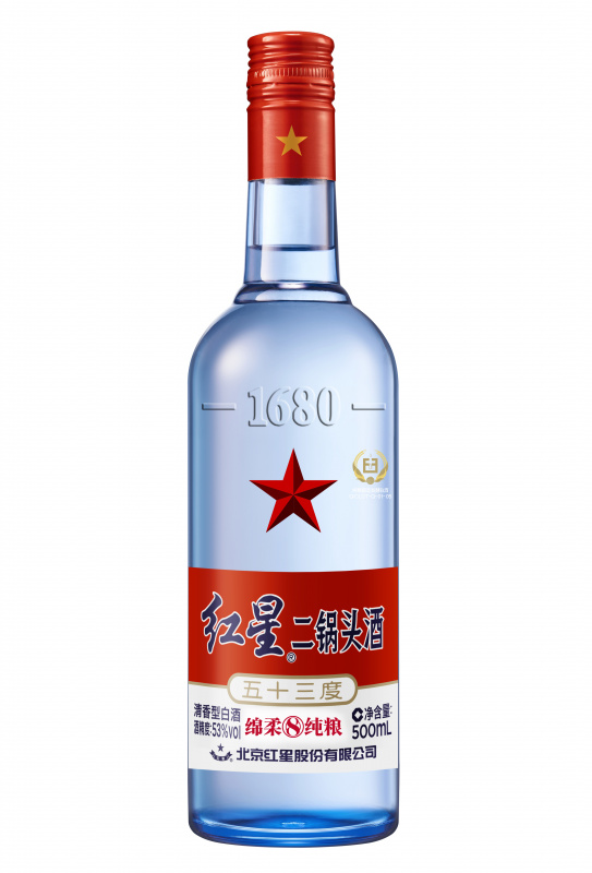 紅星二鍋頭酒綿柔8純糧$89/瓶- 生發酒業食品有限公司