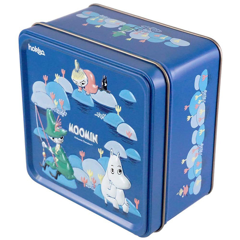 日版 姆明 阿美 史力奇 藍色鐵罐禮盒裝造型曲奇 (年度限定版)【市集世界 - 日本市集】