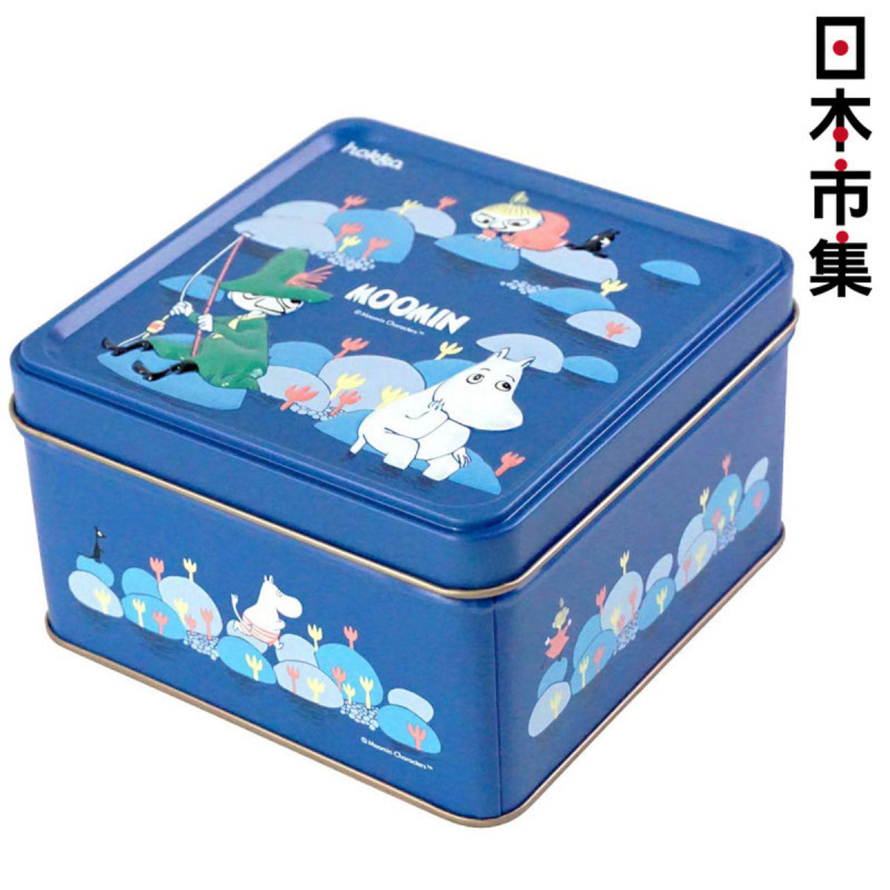 日版 姆明 阿美 史力奇 藍色鐵罐禮盒裝造型曲奇 (年度限定版)【市集世界 - 日本市集】