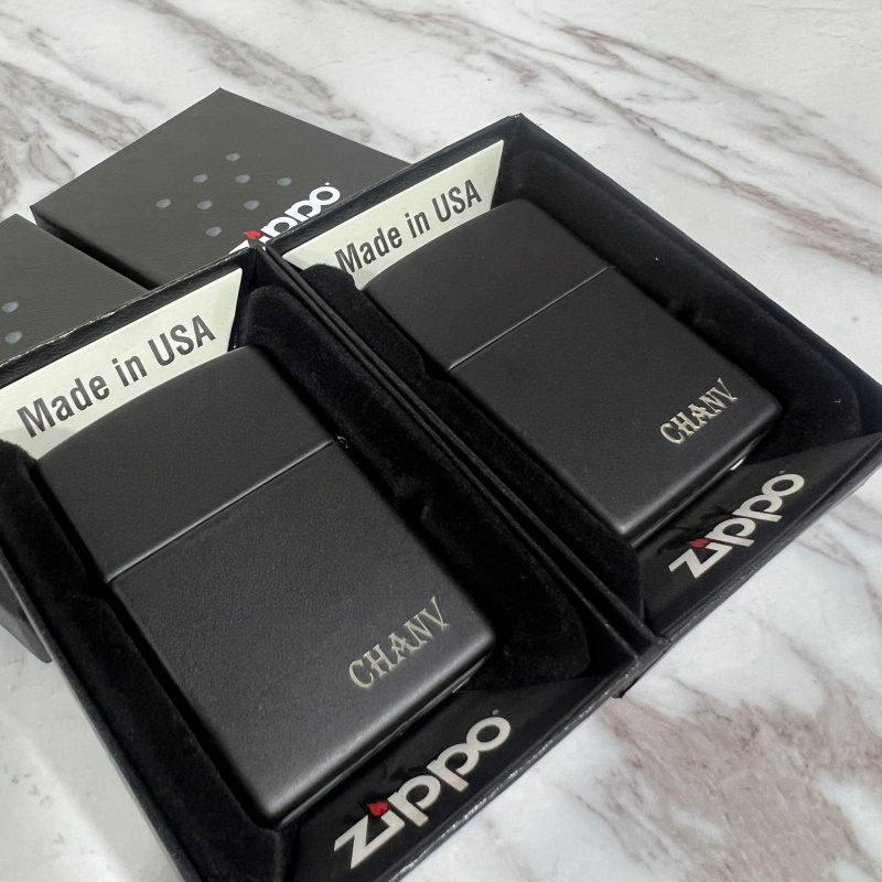 Zippo刻字火機(啞面)