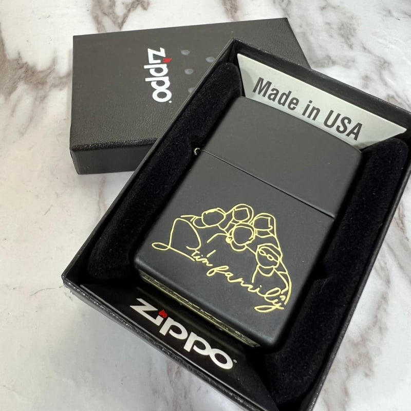 Zippo刻字火機(啞面)