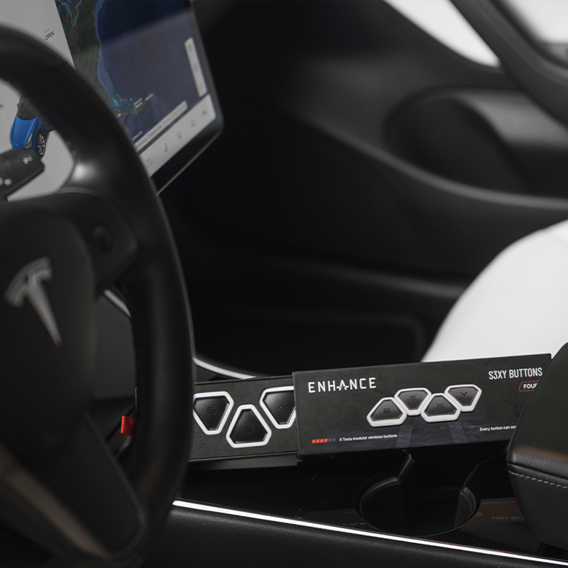 Tesla 2019+ Model 3/Y S3XY Buttons 6制套裝 [黑色]