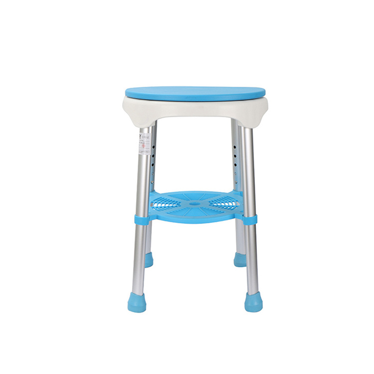 浴室用座椅 可旋轉式洗澡椅沖涼椅 沐浴椅洗澡櫈 可調高度及坐板方向 -FZK-5006