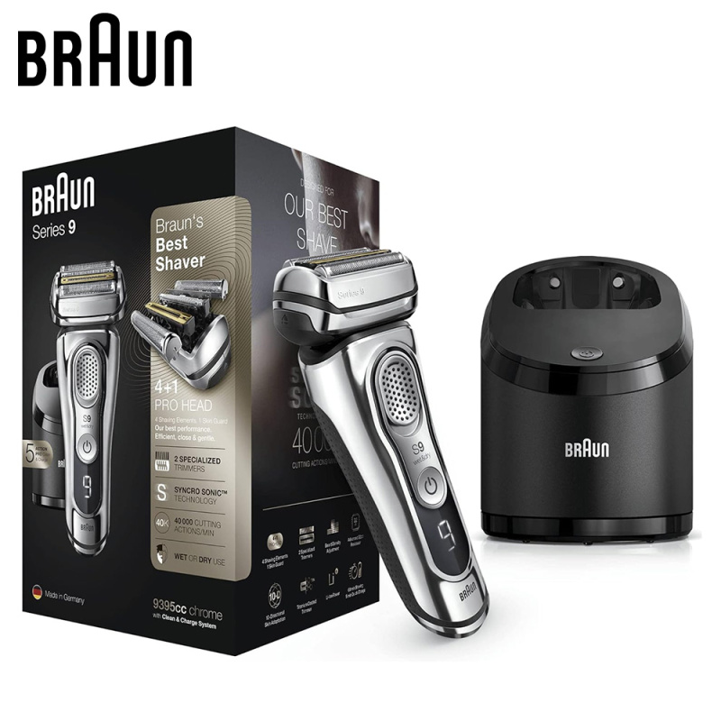 Braun 百靈 Series 9 9395CC 乾濕兩用電鬚刨 (平行進口 原裝正貨)