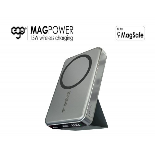 【限時免運費】EGO MagPower 3.1代 12000mAh MagsafePowerbank 數顯行動電源