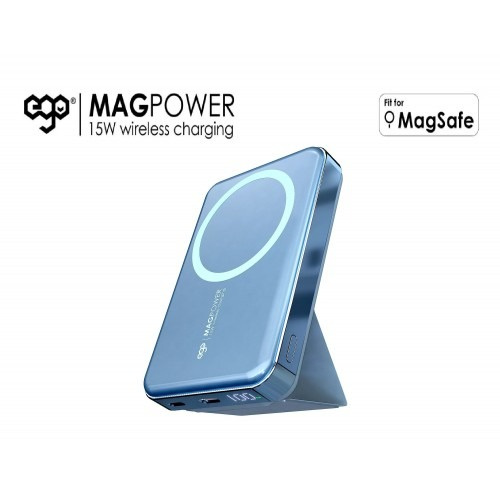【限時免運費】EGO MagPower 3.1代 12000mAh MagsafePowerbank 數顯行動電源