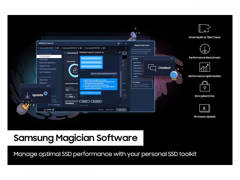 SAMSUNG 990 PRO PCle 4.0 NVMe M.2 固態硬碟 (1TB - 4TB)