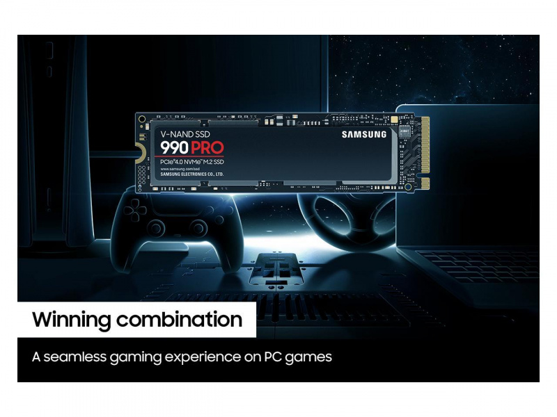 SAMSUNG 990 PRO PCle 4.0 NVMe M.2 固態硬碟 (1TB - 4TB)