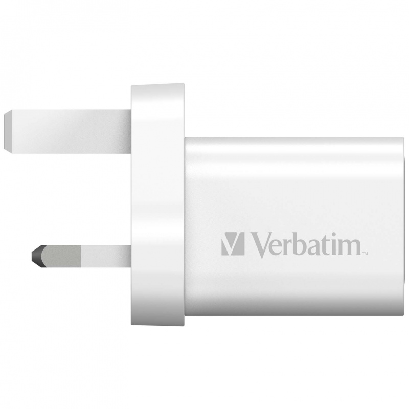 Verbatim 威寶 2 端口 33W PD & QC 3.0 GaN 充電器 (66791)