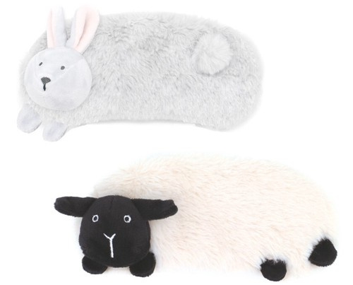 日本動物造型熱眼枕