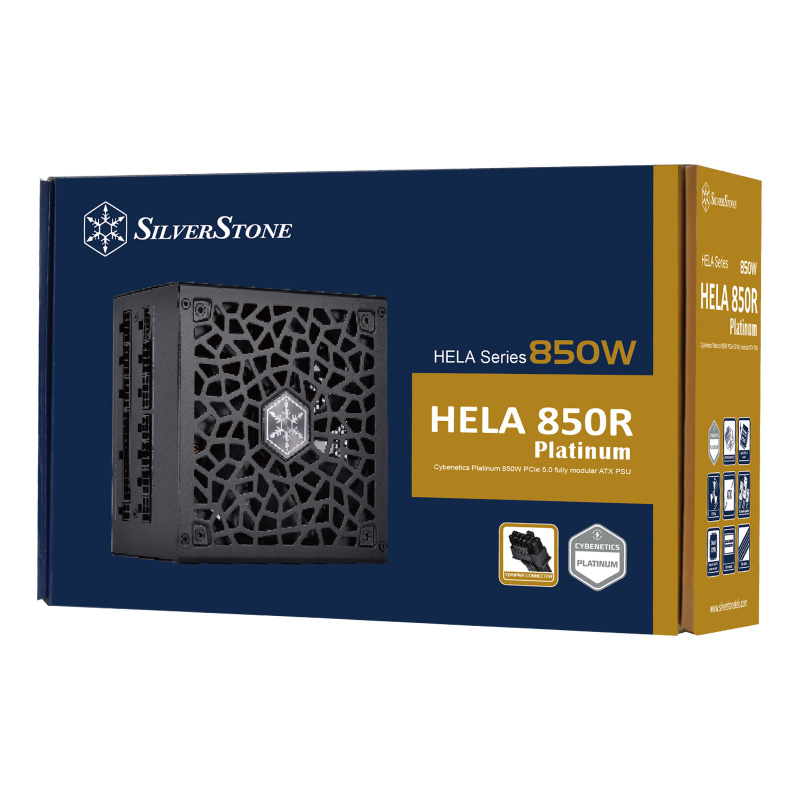SilverStone HELA 850R Platinum Cybenetics白金牌認證850W PCIe 5.0全模組ATX電源 SST-HA850R-PM
