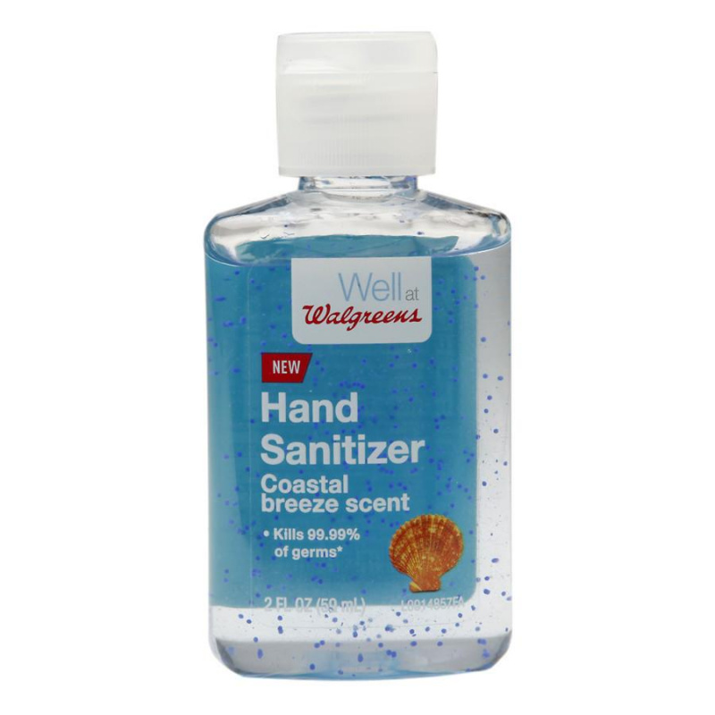 美國Walgreens 免水沖酒精洗手液59mL[3枝][隨機顏色]