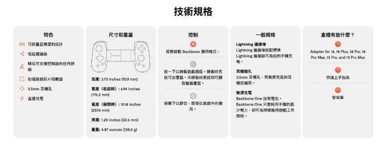 PS5/ PS4/ Xbox Series X/ S/ One Backbone One Controller for iPhone [2色] + 1個月XBox Ultimate Game Pass