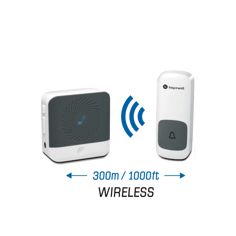 Hopewell 300m Mini Plug-In Wireless Doorbell 插電式門鈴 DB-M2