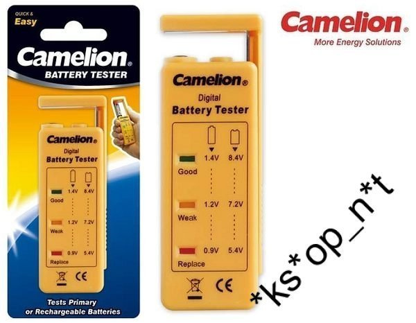 {MPower} Camelion Battery Tester 電池測試器 測電器 ( 2A, 3A, C, D, 9V ) - 原裝行貨