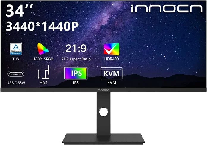 INNOCN 34吋 21:9 Ultrawide LCD 顯示器 34C1Q