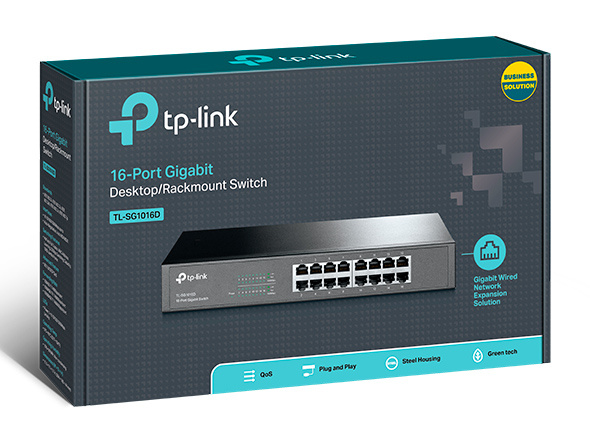 TP-Link TL-SG1016D 16 埠 Gigabit 交換器