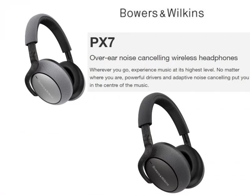 Bowers & Wilkins PX7 無線降噪耳機 [2色]