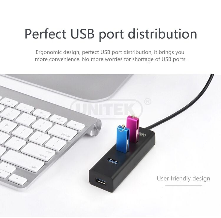 {MPower} Unitek Y-3089 4 Port USB 3.0 Hub BC 1.2 集線器 - 原裝行貨