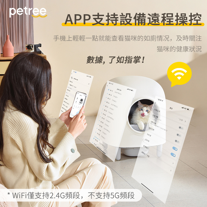 Petree 全封閉式自動貓砂盆第二代ACC-21-02