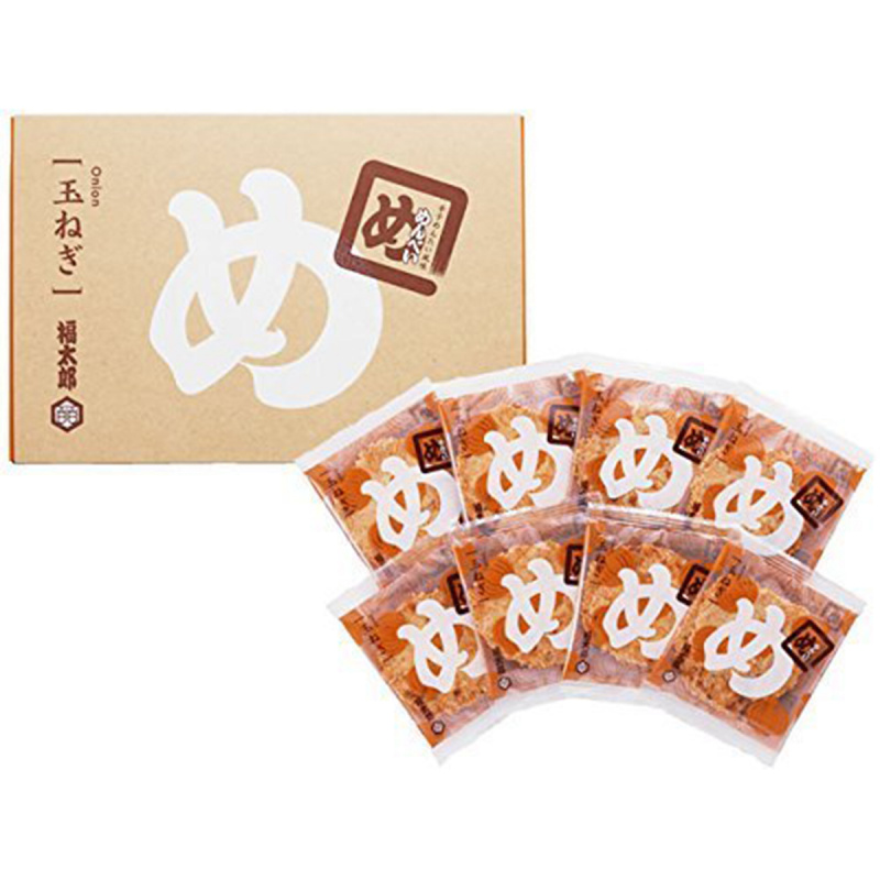 日本 福太郎《め》洋蔥慢炒 明太子煎餅禮盒 (8袋)【市集世界 - 日本市集】