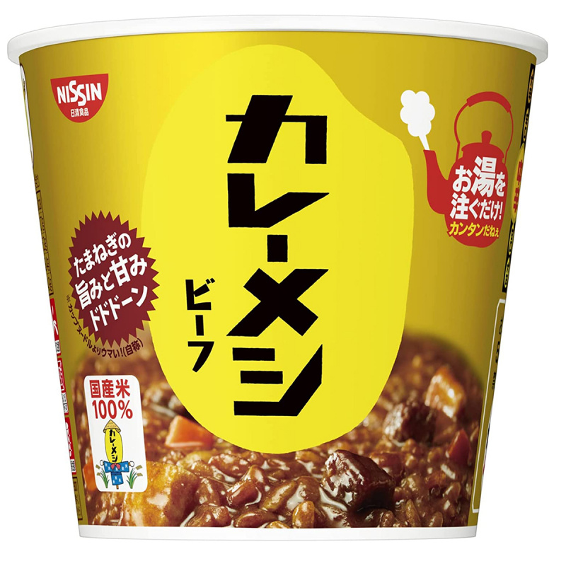 日版 日清 即食杯飯 咖喱牛肉 107g (2件裝)【市集世界 - 日本市集】