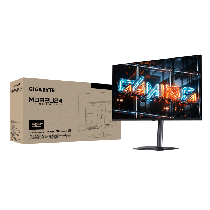GIGABYTE MO32U24 32" OLED Gaming Monitor ( 3840 x 2160 QD-OLED / 240Hz / HDR500 )