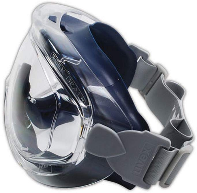 Uvex S3400X Flex Seal OTG 碳纖維防飛沫眼鏡適用護目鏡 (Uvextreme 防霧化抗衝擊性透明鏡片)[ANSI Z87+ (High Impact) 及CSA Z94.3 認證]