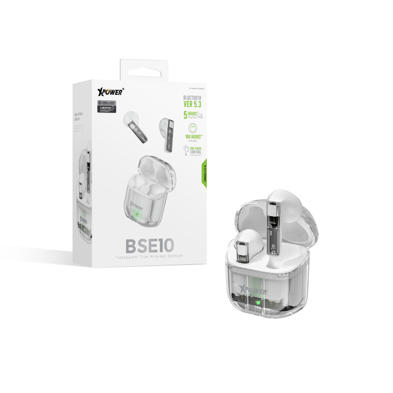 XPower BSE10透明真無線藍牙5.3耳機