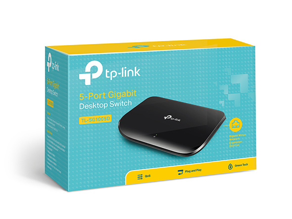 TP-Link TL-SG1005D 5埠 Gigabit 桌上型交換器