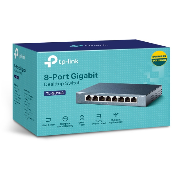 TP-Link TL-SG108 8埠 專業級Gigabit 交換器