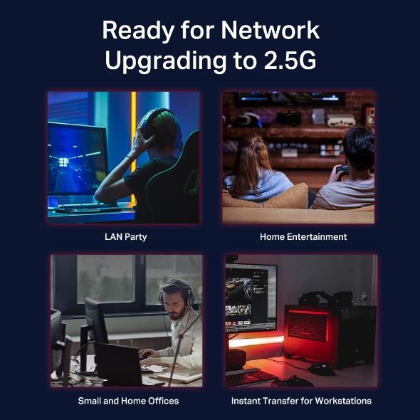 TP-Link TL-SG108-M2 8 埠 2.5G 桌上型交換器