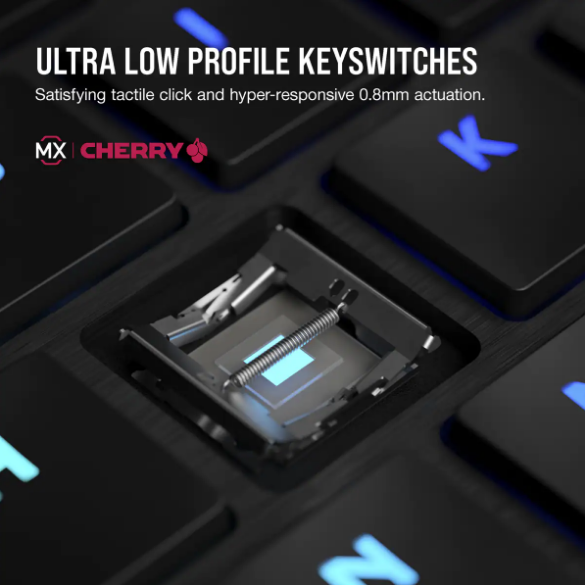 CORSAIR K100 AIR WIRELESS RGB Ultra-Thin Mechanical Gaming Keyboard - CHERRY MX Ultra Low Profile Tactile CORSAIR K100 AIR WIRELESS RGB Ultra-Thin Mechanical Gaming Keyboard - CHERRY MX Ultra Low Profile Tactile