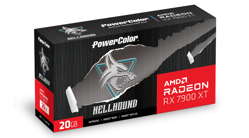 PowerColor Hellhound AMD Radeon™ RX 7900XT 20GB GDDR6 [現金優惠 $5880]
