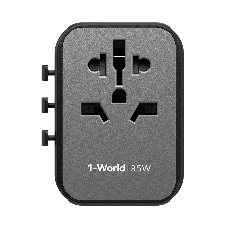 Momax 1-World USB PD35W 5 USB 旅行充電插座 [UA9][3色]