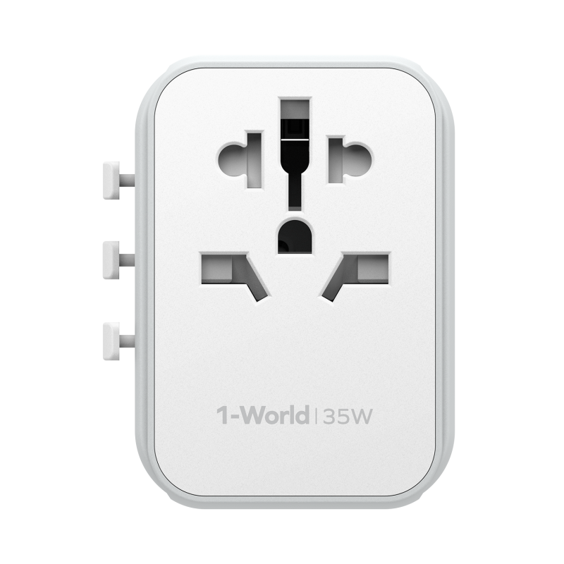 Momax 1-World USB PD35W 5 USB 旅行充電插座 [UA9][3色]