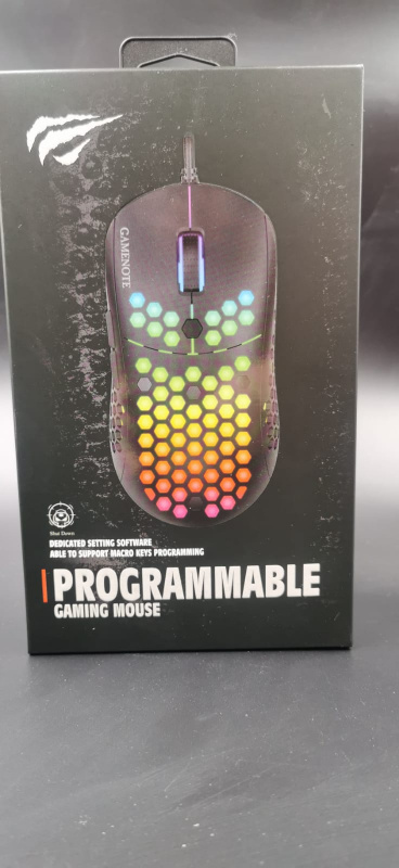 MS 878  RGB BACKLIT PROGRAMMABLE GAMING MOUSE