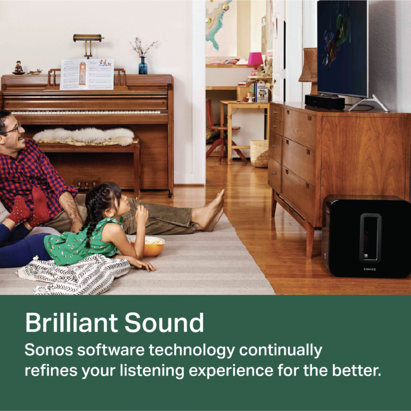 Sonos Sub (第三代) 無線重低音揚聲器 [2色]