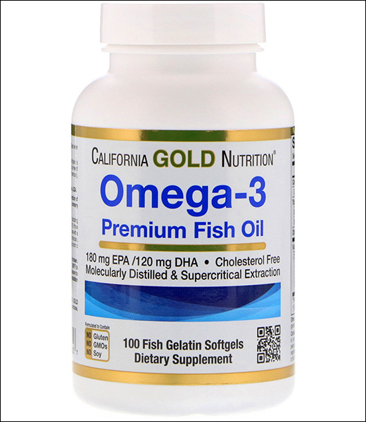 美國California Gold Nutrition Omega-3 奧米加3 優質魚油丸(100粒)50天份量